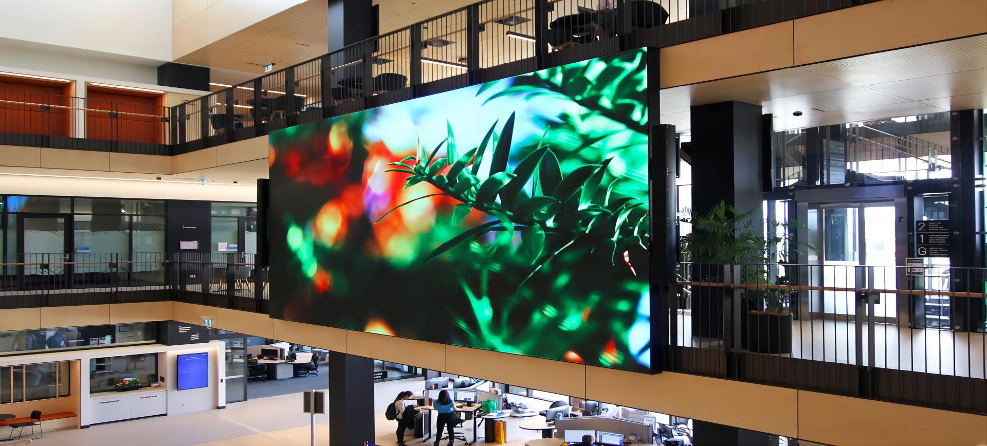 qualità schermo a led interno fabbrica