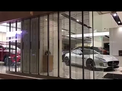 schermo a led trasparente schermo a LED trasparente vetro interno esterno vetro trasparente pannello di visualizzazione film a LED